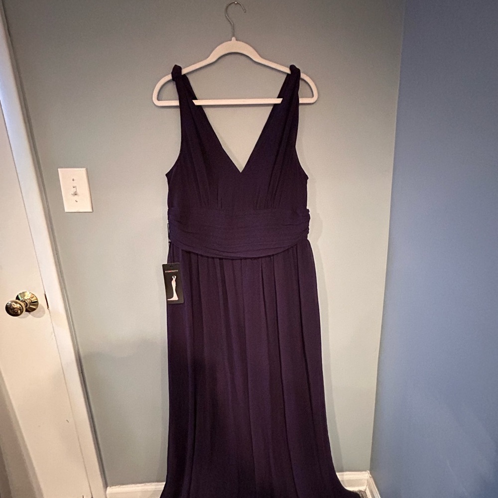 Ever Pretty Deep Purple Maxi Dress